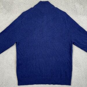 Qi‎ Sweater Mens Large Navy Blue